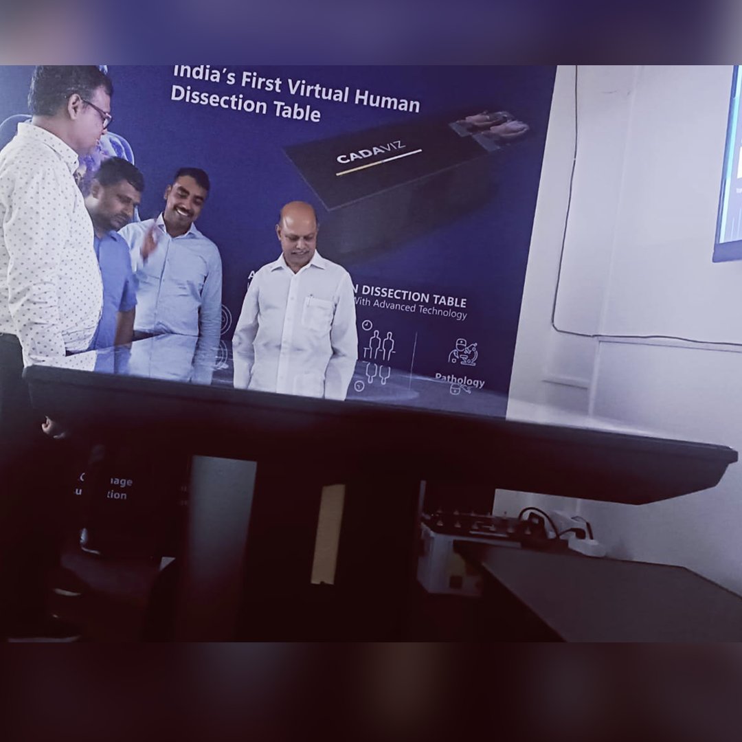 ImmersiveLabz's tweet photo. We are honoured to host M.S Unnikrishnan, CEO (IIT B - Monash Research Academy), ex-MD &amp; CEO of Thermax, a celebrated industry leader known for shaping and leading multi-billion-dollar businesses.
#immmersivelabz #immersivevison #cadaviz #happyness #happymoment #simulab #leader https://t.co/q4vuyYeMp8