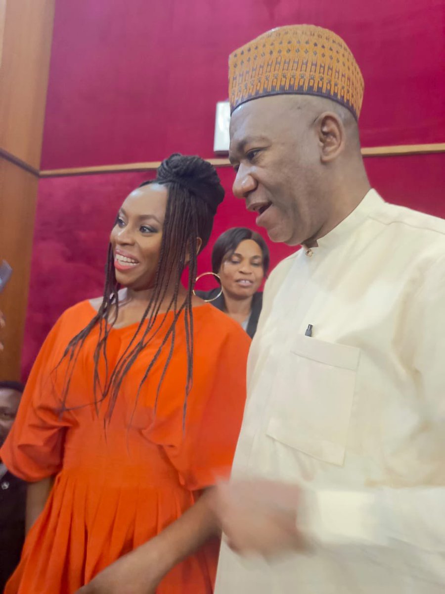 ParallelFacts's tweet photo. PEPC Update: Labour Party Vice Presidential Candidate in court with Chief Chimamanda Adichie. 

#ParallelFactsMedia https://t.co/PFIyqcsi3a