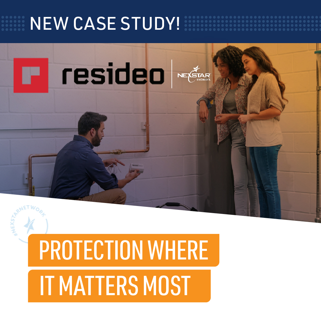 With an impressive track record that spans 130 years in the industry and 10 years with Nexstar, our #StrategicPartner Resideo creates innovative and trusted home solutions that stand the test of time. 

That’s why many #NexstarMembers – including Any Hour – choose to install  ...