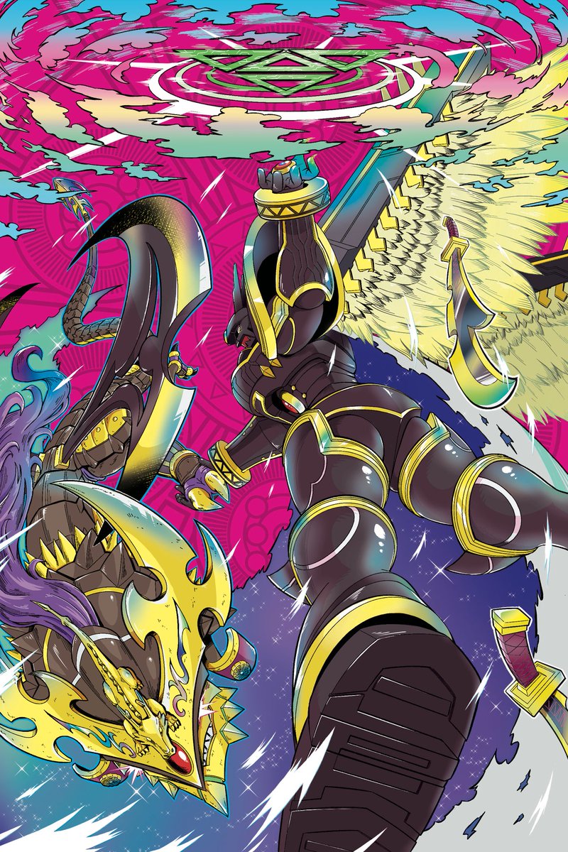 8月1日が終わりかけのタイミングでイラスト完全版のup。

有難う…アルファモンとオウリュウモン…また描く日まで

#ロイヤルナイツアンソロ