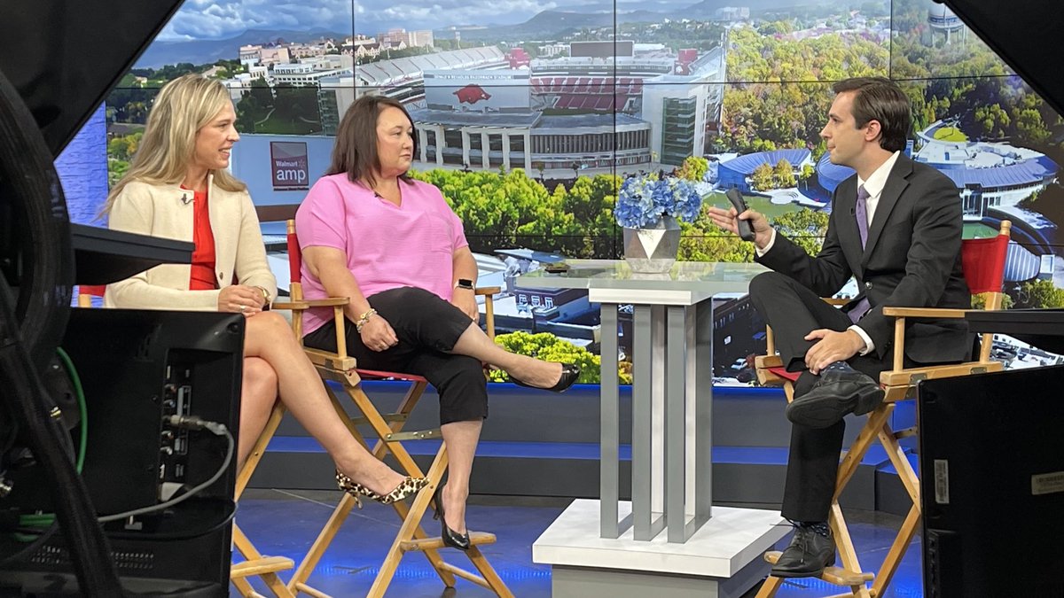 kmlippencott's tweet photo. Talking Mental Health First Aid classes on @KNWAFOX24 this morning. Find a training near you https://t.co/CbWVQkOmQ1 @ArkBlueCross https://t.co/JFNxeEZaIa