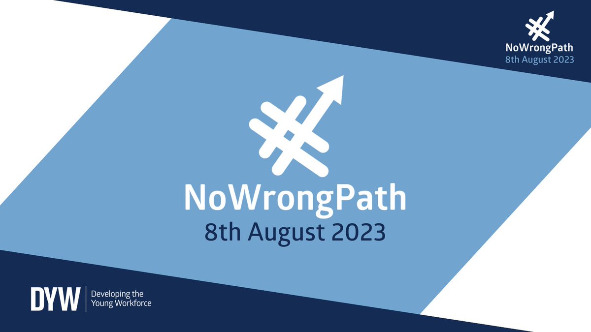 DYWEdinMidEast's tweet photo. 1 week to go!!!

This Exam Results Day, we’re looking for professionals from all over Scotland to give insight into the range and diversity of career paths that are followed after school.

Get involved at https://t.co/SgLG0E4kK7

#NoWrongPath #DYWScot https://t.co/KPupWxP9jX