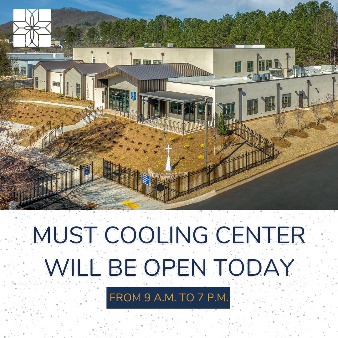 MUSTMinistries's tweet image. *ATTENTION#

Because of the extreme heat, the MUST Cooling Center will be open today to keep anyone without access to air conditioning safe.

Those needing help can come to the MUST Hope House (1297 Bells Ferry Rd, Marietta 30066) today (8/01/23) from 9 a.m. to 7 p.m.