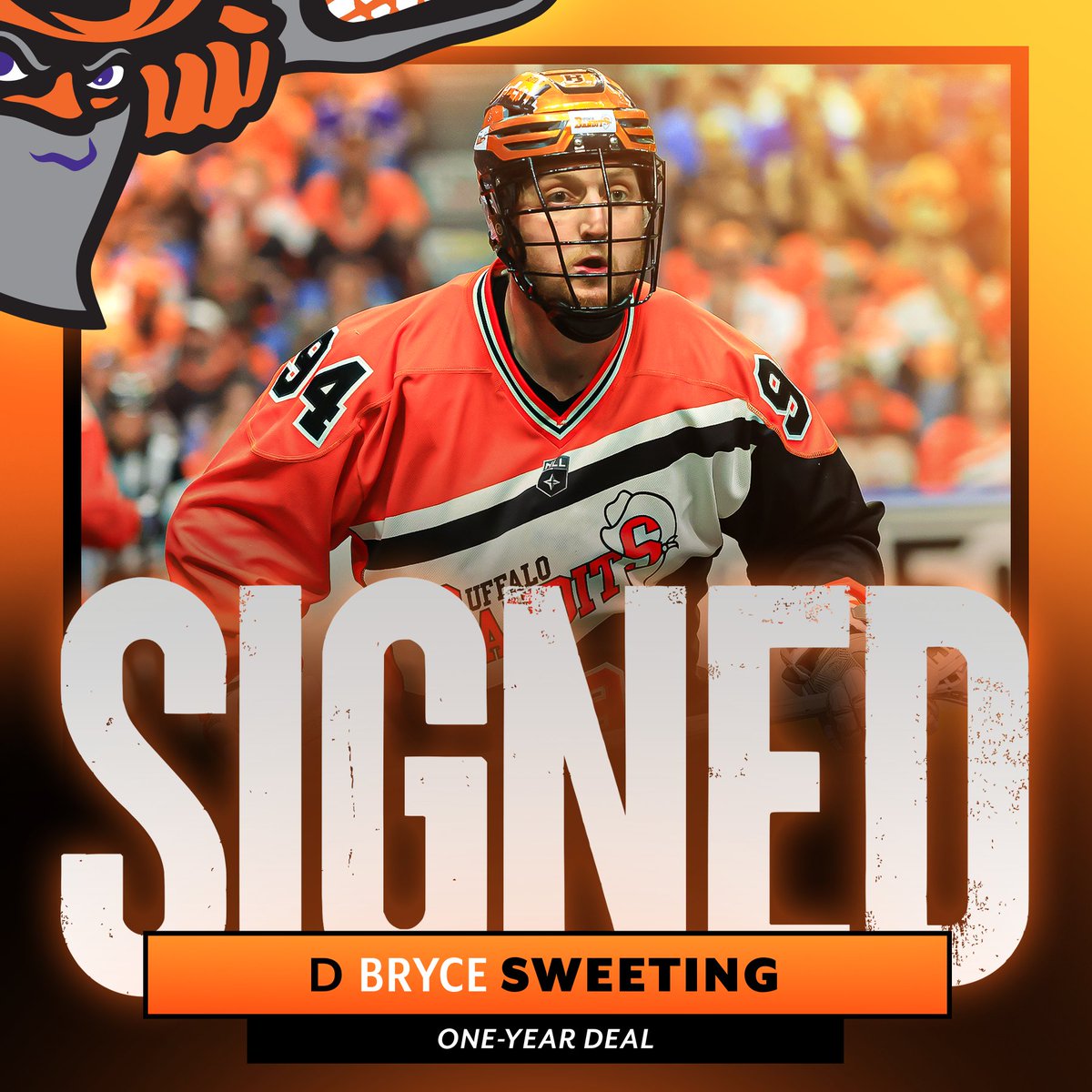 NLLBandits's tweet photo. Keeping the defense together! 💪

We have signed Justin Martin and Bryce Sweeting to one-year contracts: https://t.co/DPYSPK5QUm https://t.co/aOykn0Y5o2