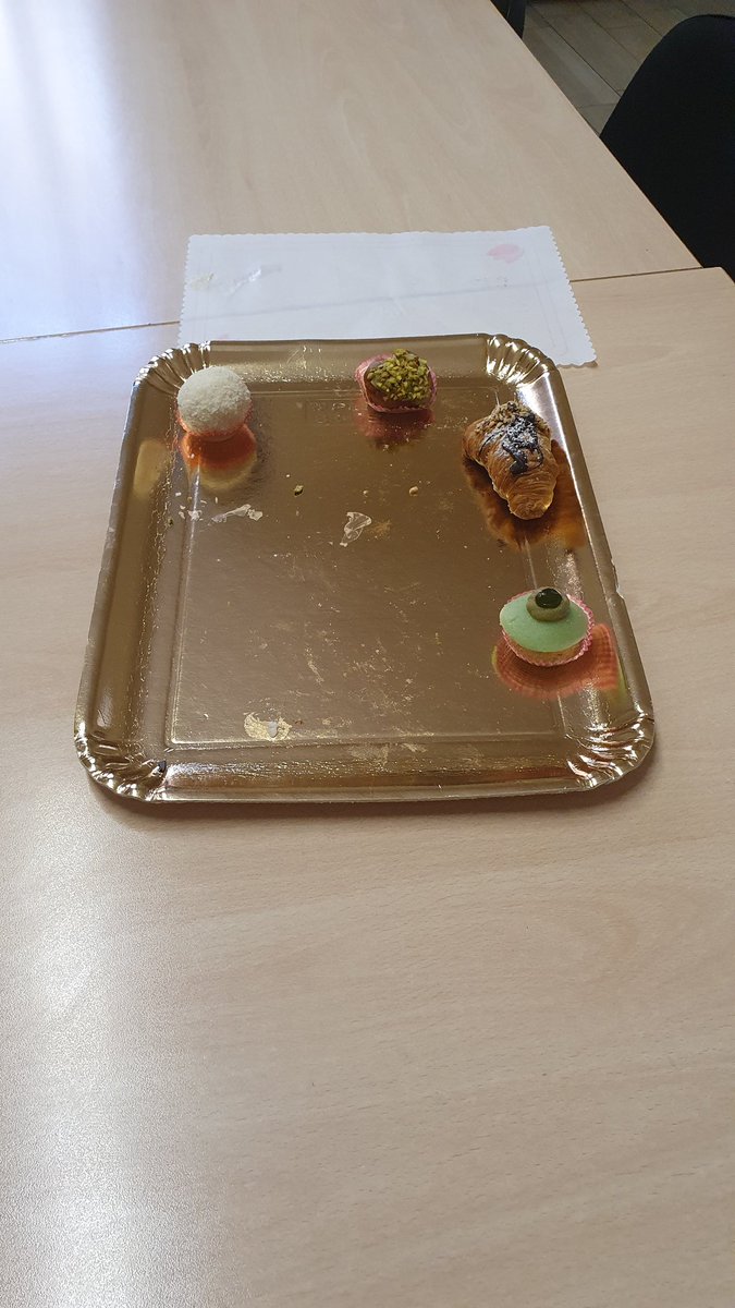 Today my colleagues suprised me by organizing a short but sweet coffee break to celebrate my one-year anniversary <a href="/iamCARITAS/">Caritas</a> I was so suprised that I forgot to take some pictures. But this is what is left. A big thanks to all #Caritas family for the great experience. #Love
