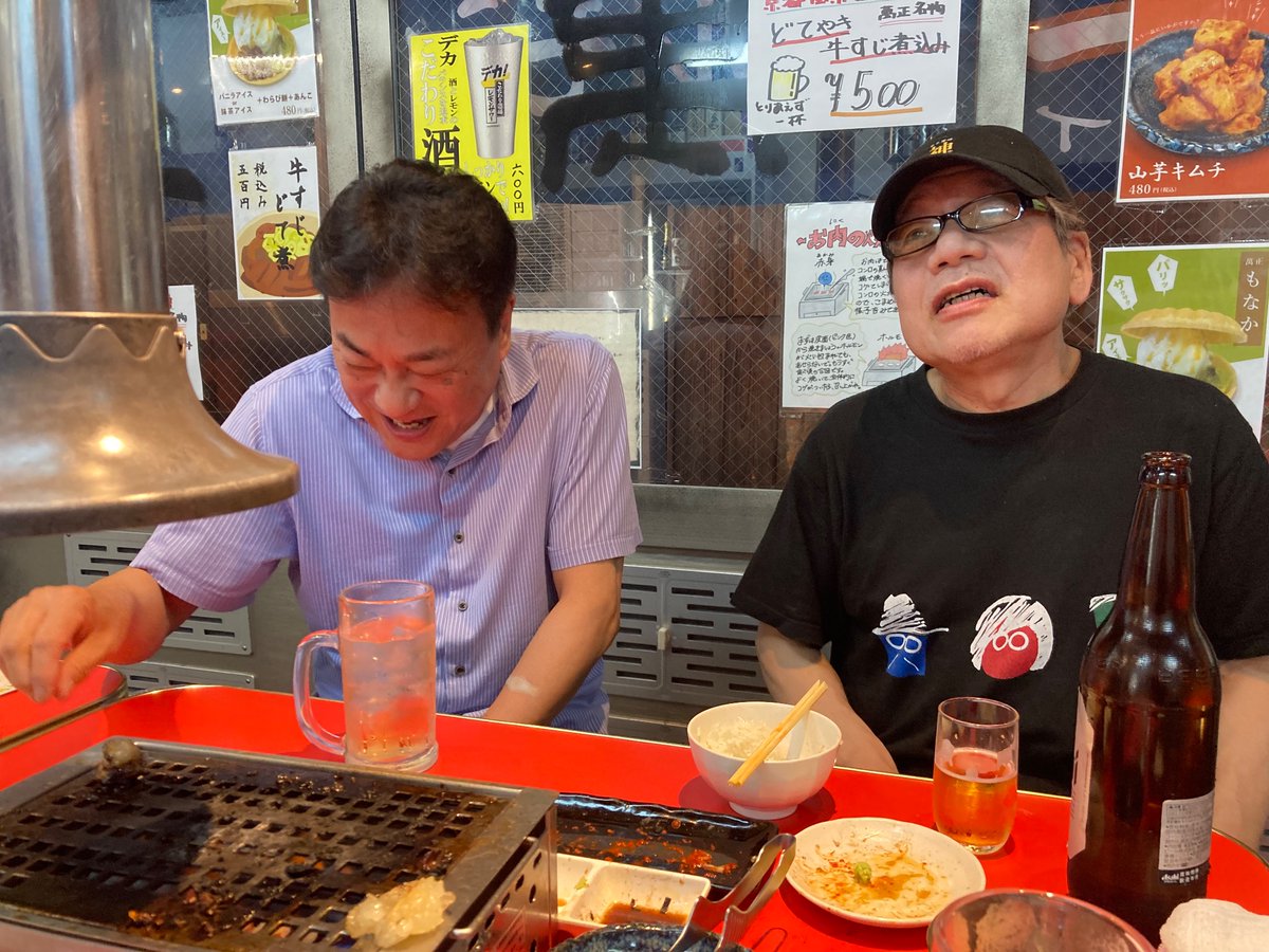 sumidab's tweet photo. 「真夏のサイキックミーティング2023」、無事収録しました！
誠さんと竹内兄貴はこの夏も最高でした。
34年前、日曜深夜にサイキックに出会えた幸運を噛み締めた夜でした。
あの頃のサイキッカーの皆さん、明日19時半からKBS京都ラジオをお聴きください。
#サイキック青年団
#蛤御門のヘン https://t.co/QtFPuz9UfS