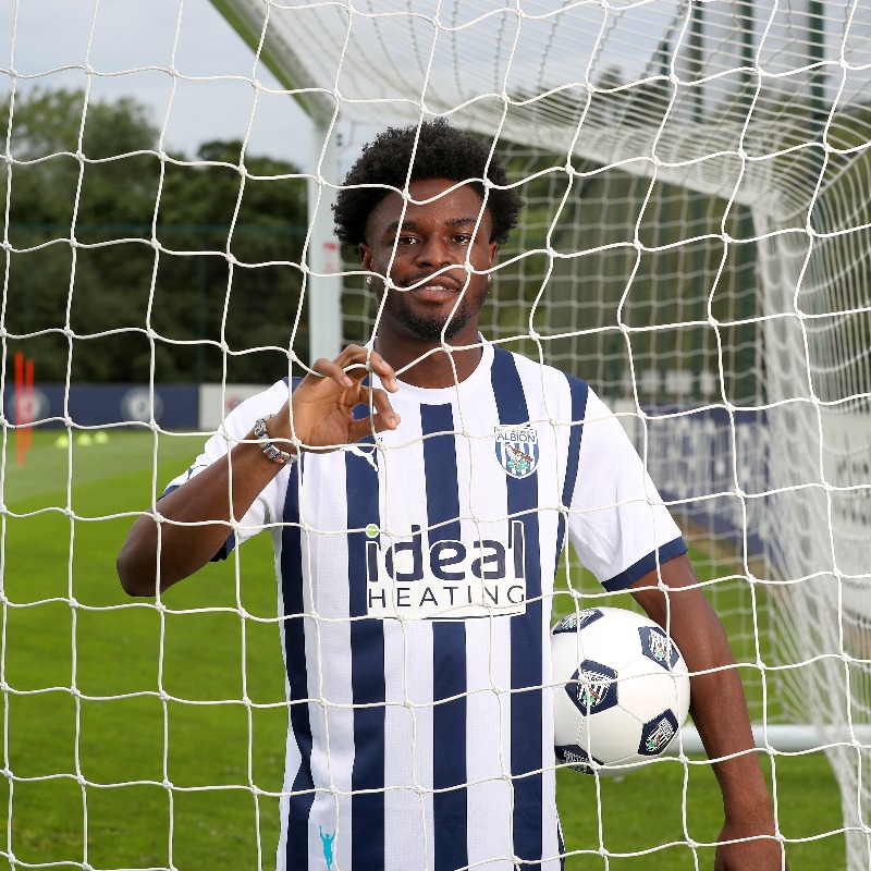 WBA's tweet photo. Take a look at our photo gallery, as Josh Maja becomes a Baggie! 📸