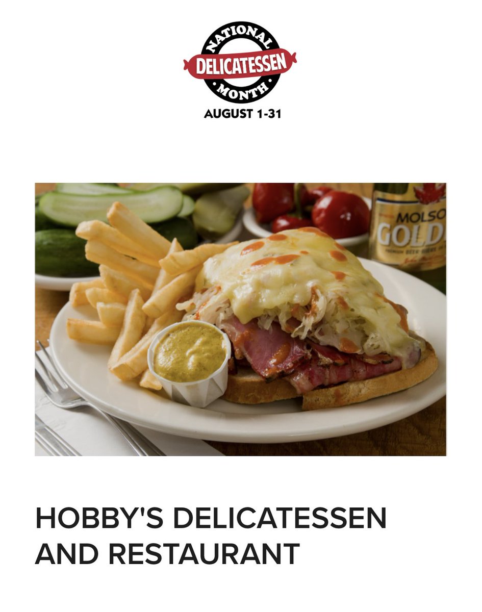 CALL THE NEIGHBORS AND WAKE THE KIDS! Today, August 1, starts “National Delicatessen Month!” In traditional delicatessen fashion, we will be donating 10% of all Reuben sales to two charities: NJPAC Youth Education and the NJ Devils Youth Foundation. #njpac #njdevils.