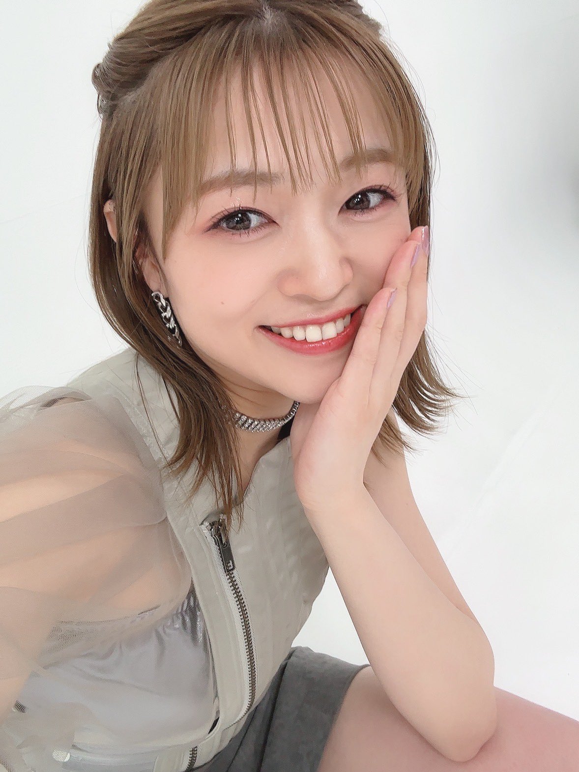i☆Ris若井友希 わっしょい 法被 扇子 脱ご