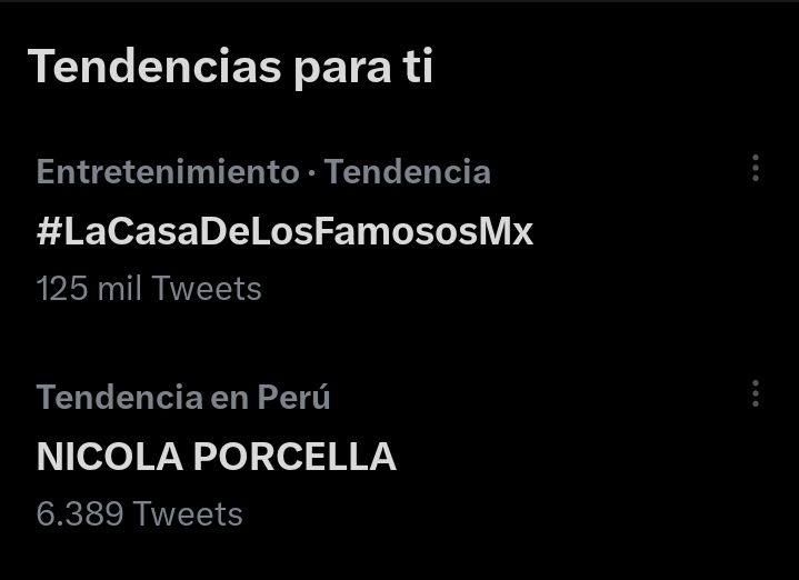 amigoperu76's tweet photo. Nicola Porcella es Tendencia en PERÚ por ser Finalista de La Casa De Los Famosos México 
🇵🇪🇵🇪🇵🇪🇵🇪🇵🇪🇵🇪🇵🇪🇵🇪🇵🇪
#LaCasaDeLosFamososMx https://t.co/nuWvHhjqzI