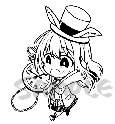 レオあん本のノベルティ用に描いたんだけど、ずぴめちゃくちゃ可愛く描けた
