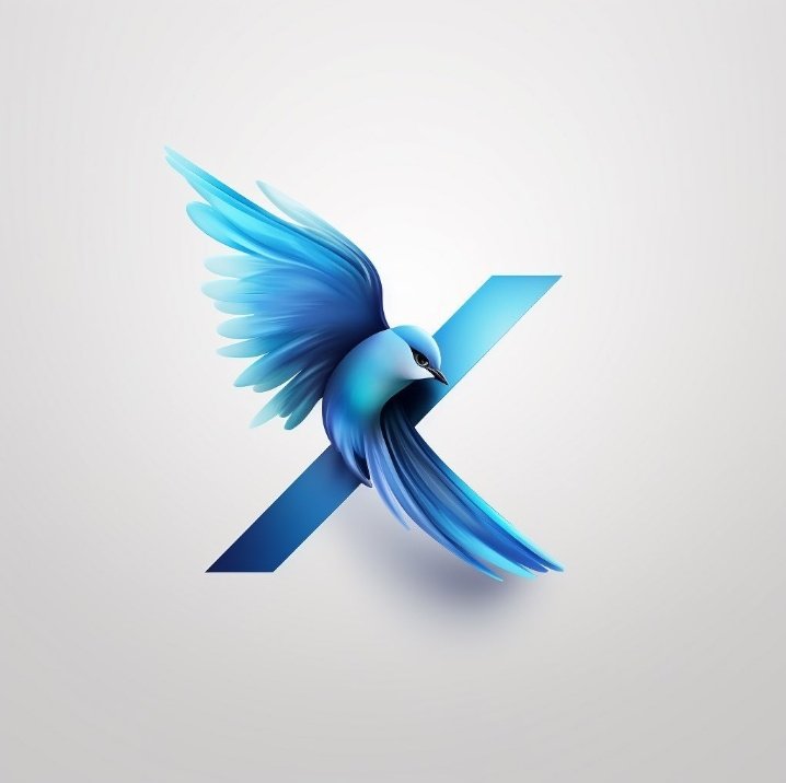 KolydasT's tweet photo. Mr. @elonmusk i think that this "X" for the Twitter is better than yours. You can keep your X and the old  bird. https://t.co/EUSxiVdYFK