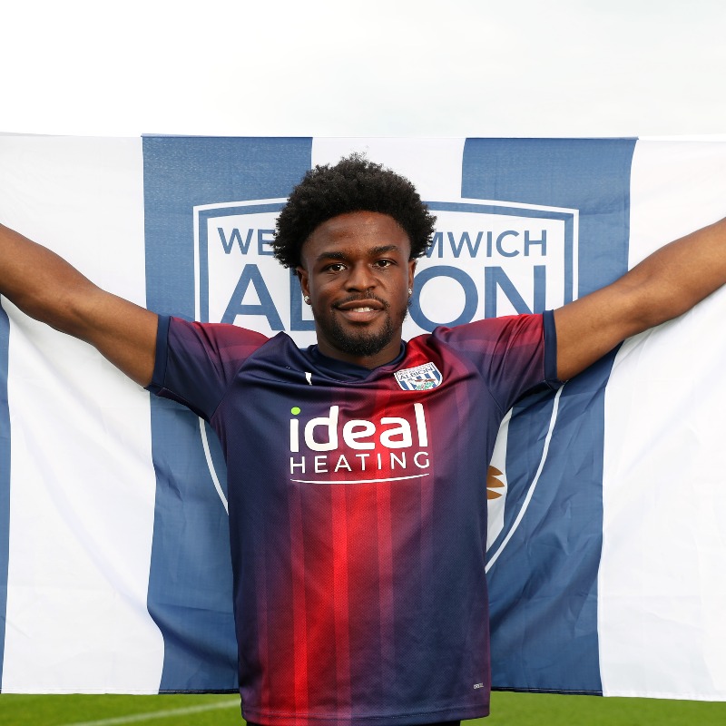 WBA's tweet photo. Take a look at our photo gallery, as Josh Maja becomes a Baggie! 📸