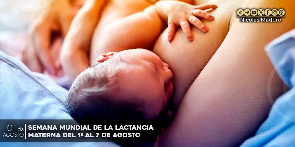 Somos uno de los países con más avances en la legislación para la protección y garantía de la Lactancia Materna, en esta semana dedicada a la promoción de esta práctica amorosa de libertad y resistencia sociocultural, ratificamos nuestro compromiso con las madres venezolanas.