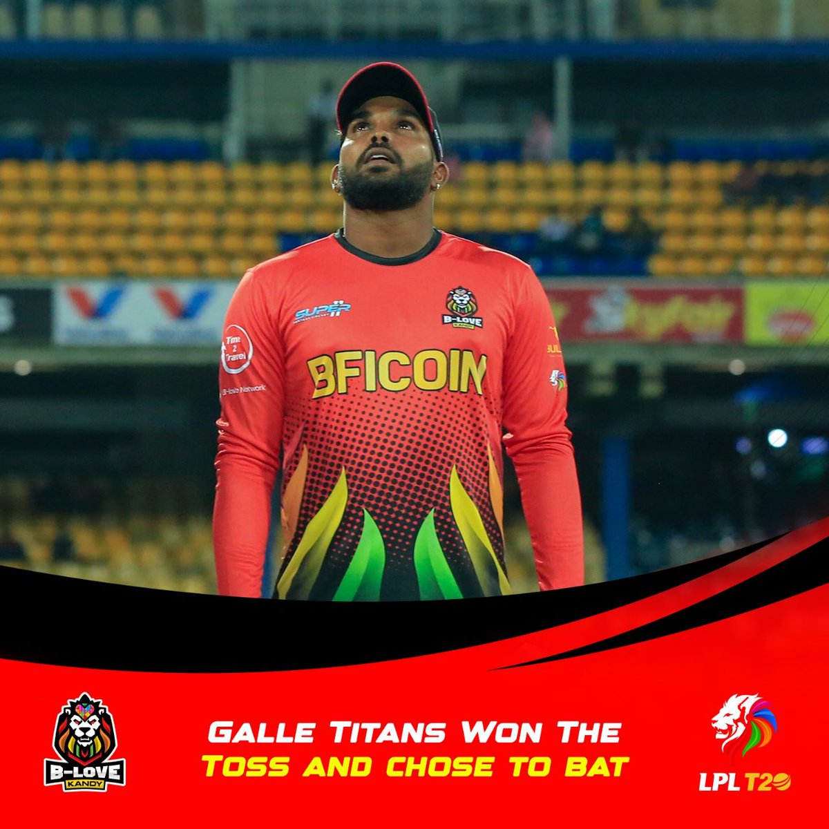 BLoveKandy's tweet photo. ๐Galle Titans Win the Toss and Elect to Bat First! Let the Battle Begin! ๐๐
#BLoveKandy #LPLT20 #LPL2023 #LPLLive #GalleTitans #BLoveNetwork https://t.co/fkXAuVjCSy