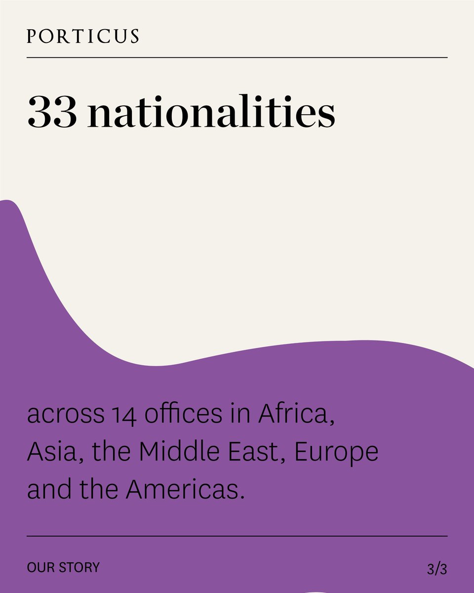 We invite you to have a look at our most recent facts and figures. 

At Porticus, we aim to create a just and sustainable future where human dignity flourishes. 

Find out more on our website via linktr.ee/porticus