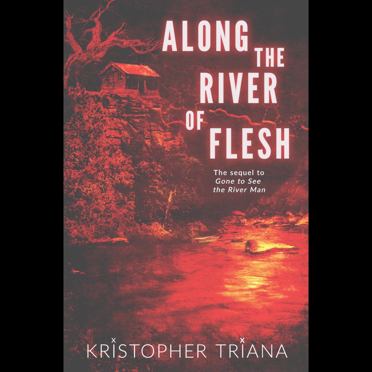 HAPPY RELEASE DAY! My new novel ALONG THE RIVER OF FLESH is now available everywhere in paperback and ebook. You can also get the signed hardback from my site. Are you ready to return to the river? #kristophertriana #readkristophertriana #trianahorror