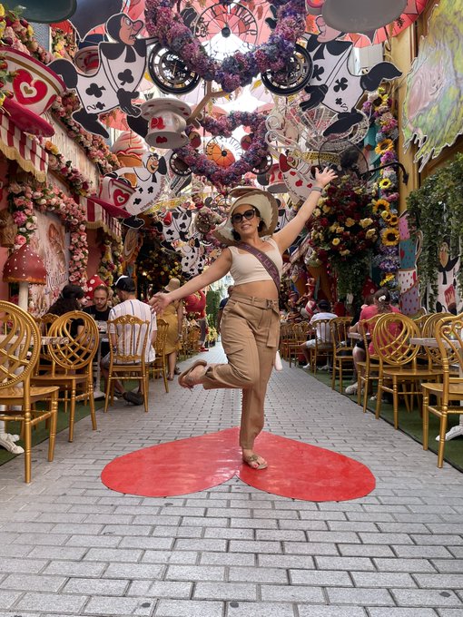 Last day in Greece went to a cafe called, Little kook, which is like Alice in Wonderland on steroids<a href="/tag/nationalpizzaday"class="tags"><span>#nationalpizzaday</span></a><a href="/tag/pizzaday"class="tags"><span>#pizzaday</span></a>