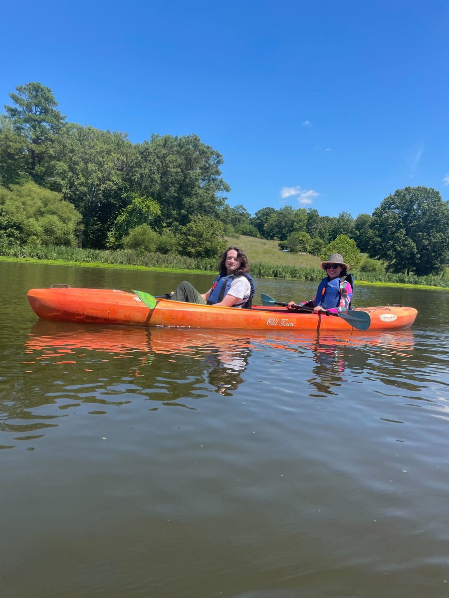 Had a great lab retreat yesterday at #Saxapahaw - we did a #Strengthsfinder activity and then kayaked on the Haw river. It was so cool to learn about the shared and unique talents of our team!