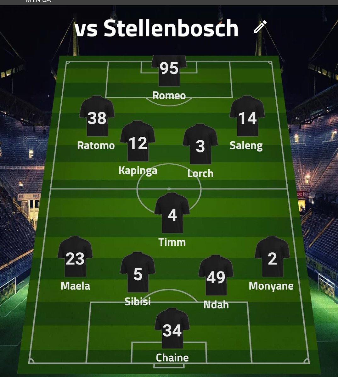 carsibe14's tweet photo. My preferred 11 for our crucial opener in Stellenbosch.
#OnceAlways
#OrlandoPirates
#HappyPeople
#UpTheBucs
#JoseBall
#3PointsLoading https://t.co/uEbHIalFac