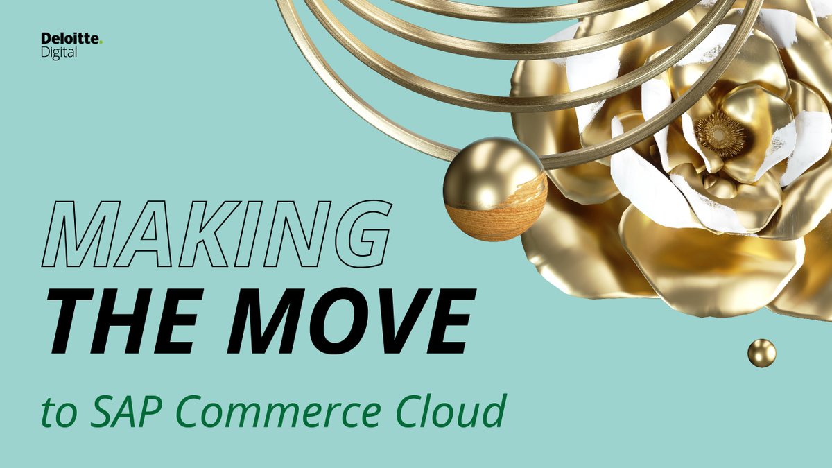 DeloitteDigital's tweet image. The @SAP Commerce on-premise platform will be no longer maintained in a few short years.  To help firms through this transition, we created an #SAPCommerceCloud Move Program that can scale to meet the needs of organizations of all sizes. Learn more. ⬇️

deloittedigital.com/us/en/offering…