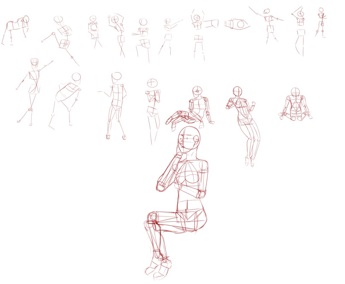 DirectorFox's tweet photo. Day 4 (Practice)[1 hour gesture drawing] 
#practice #art https://t.co/XMj0Rzj7tg
