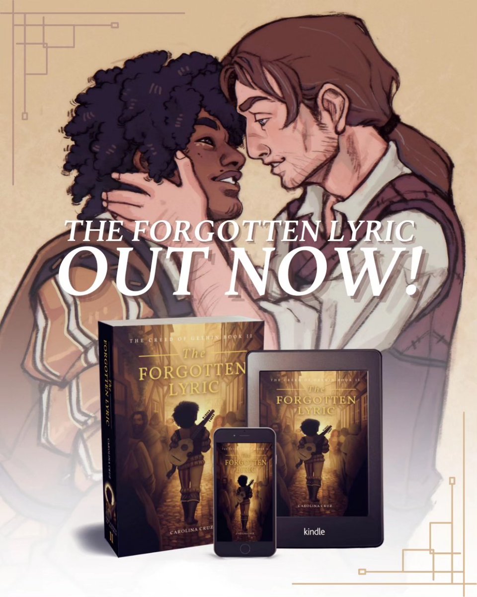 ninawolverina's tweet image. The Forgotten Lyric, a queer dark fantasy, is OUT IN THE WORLD 🧡🩵

I couldn't be more excited for everyone to finally meet these two and join them on their journey.