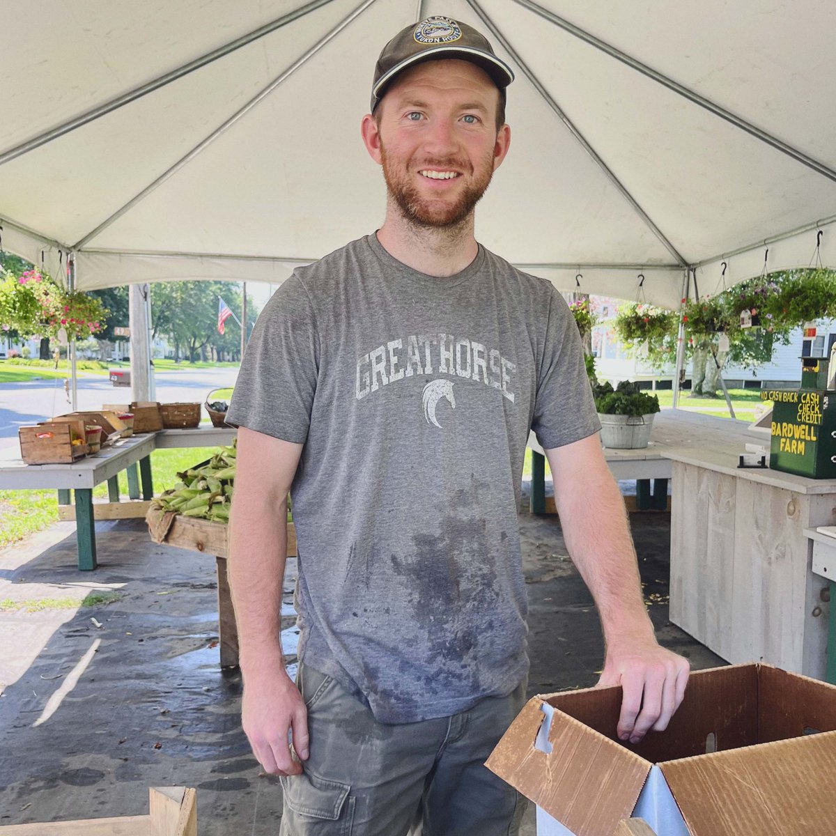 Everyone meet Sean, he's everywhere we need him to be, a hard worker, and has been our best-kept secret of the season! #amazingworkethic #thankyou #BardwellFarm #season2023 #agriculture #aglife #farmlife