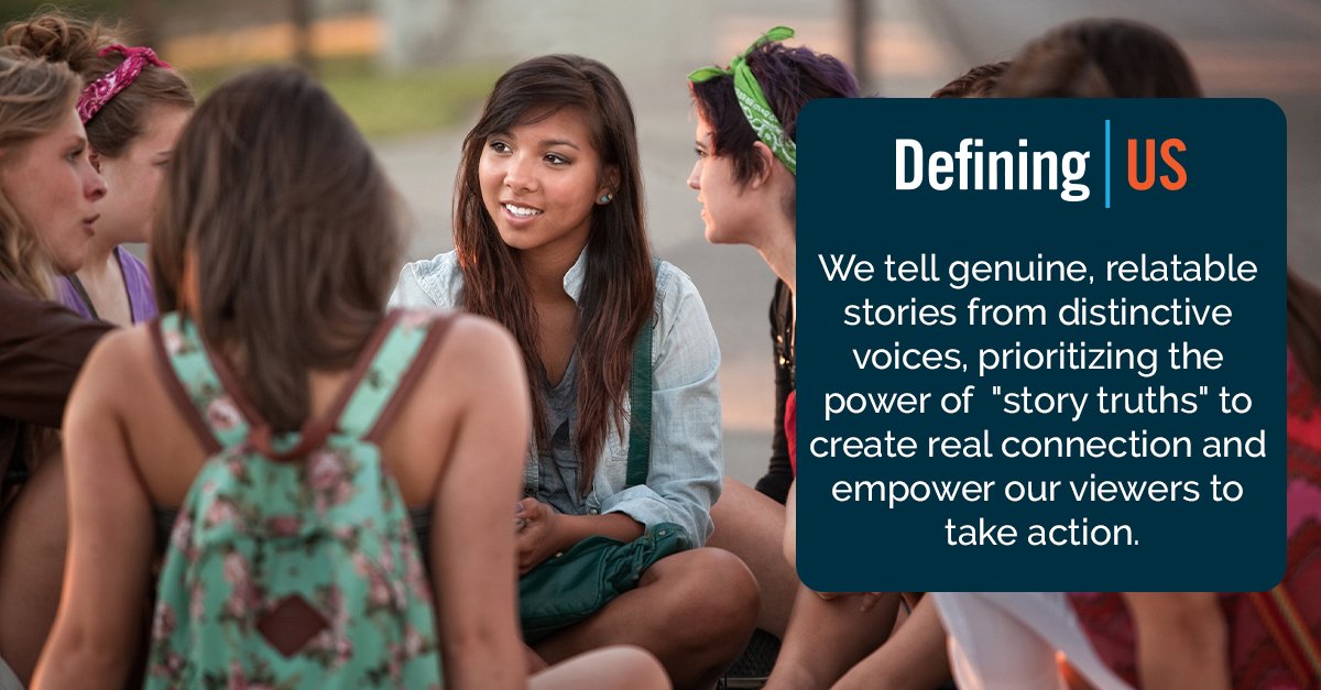 What's your story? 
#DefiningUS 
#StoryTruths
#ContentThatMatters 
Contact us today to learn how we are helping individuals, schools, districts and communities reach their highest good. 
definingus.org/take-action/