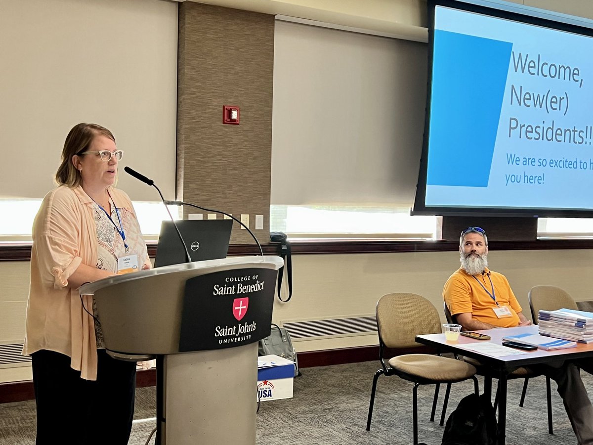 EducationMN's tweet photo. Contract negotiations. Member rights. Union leadership. It’s Summer Leadership Seminar Day 2 and our educators are hard at work on another beautiful day. #sumsem https://t.co/shDaDNYn0B