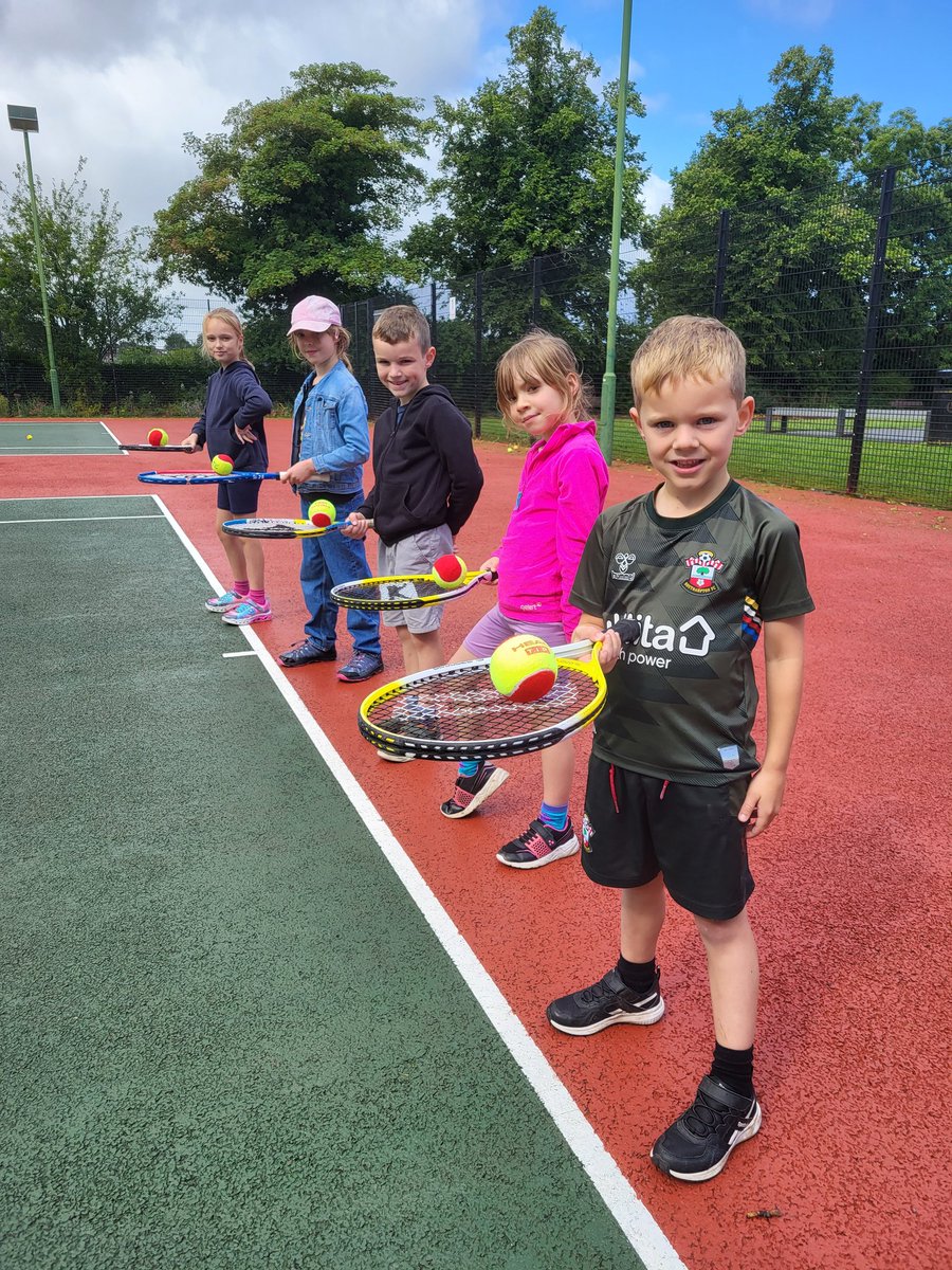 vptennis's tweet photo. Embracing the rain with beaming smiles, these #HappyCampers refuse to let a wet morning dampen their Summer Camp spirit! ☀️

There's still time to book onto next weeks camp! #Salisbury #SummerCamps 
 https://t.co/yfb2xczDHD https://t.co/MlfSORKaOe