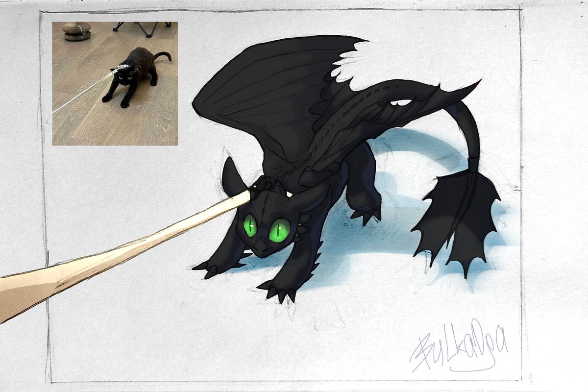 OgaBulka69's tweet photo. Redraw meme
#Toothless #How_To_Train_Your_Dragon
#NightFury https://t.co/3nc29anCPO