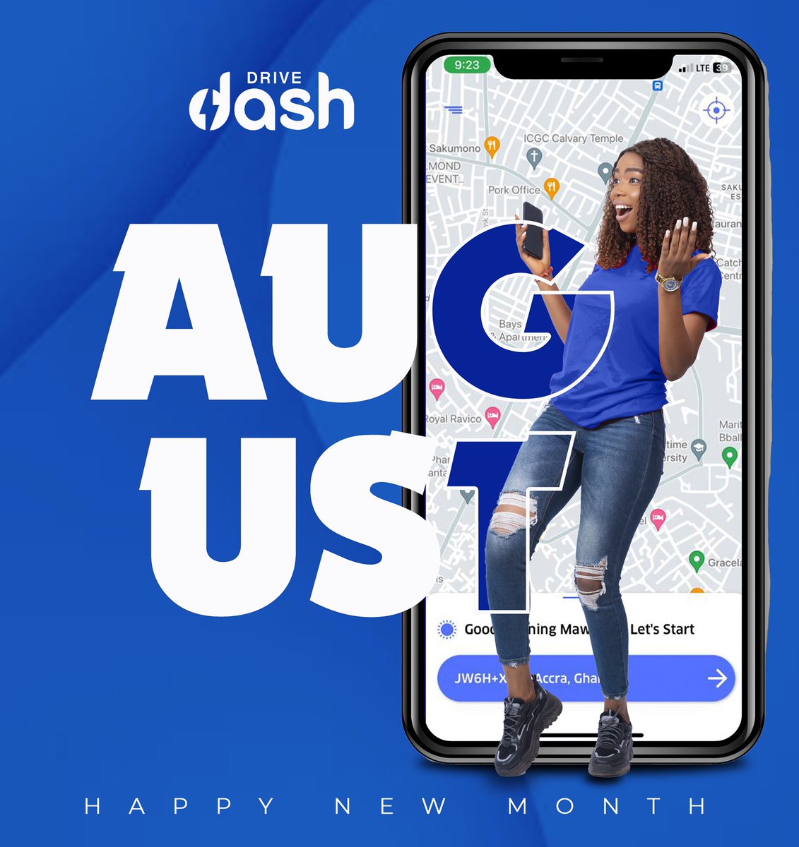 drive_dash's tweet photo. As the Drive Dash family welcomes the new month, we wish you a month filled with love and laughter! ❤️🎉 #HappyNewMonth"

#driverslicensechallenge #ghdrivers #drivedash #extracash #accra #drivetastefully #ridewithme #driverlife #driver #onthego https://t.co/eVq0ddHVhi