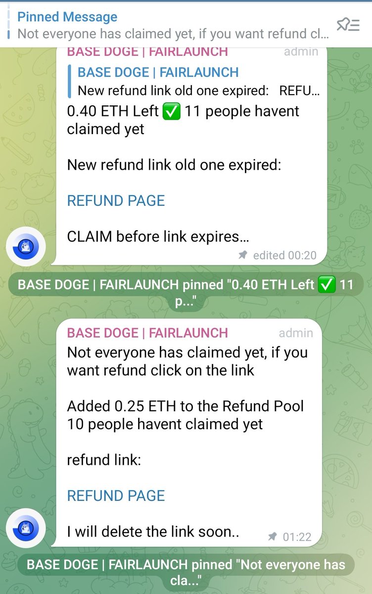 HamishYouSoMuch's tweet photo. @HAIRY_BASE Lol you just gonna keep churning out rug after rug and putting out "refund pages" to connect to people's wallets? https://t.co/biNIoJk3FK
