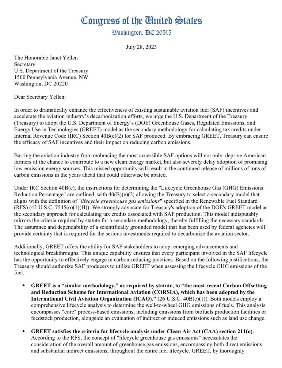 RepMaxMiller's tweet photo. The right tax policy can create new and expanded markets for #Ohio farm commodities.
I joined this letter to the US Treasury calling for a tax standard that’s right for Ohio commodities.
A growing #FarmToFly market is good for Ohio’s farmers! https://t.co/LBiWyapfUQ
