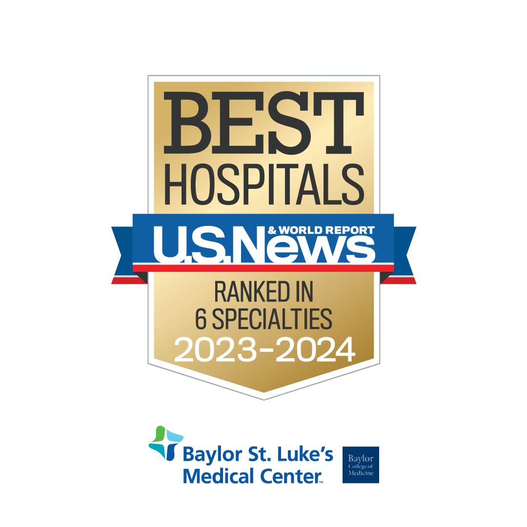 .<a href="/usnews/">U.S. News & World Report</a> has ranked Baylor St. Luke’s as one of the #BestHospitals in the U.S., as well as rankings in six service lines. These awards are a result of the team’s ability to provide care fueled by #humankindness, and I am so proud of all they continue to accomplish!