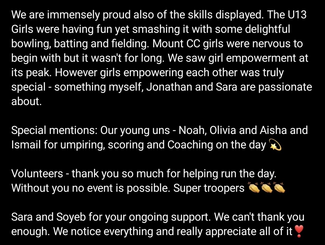 WGCricketNHudds's tweet photo. 🏏U13s Girl's Cricket Festival @MountCricket Club🏏 
#cricket #cricketfestival #girlscricket #u13girlscricket #girlempowerment #girlssupportinggirls #hergametoo #wywgcl #wgcnhudds #cricketislove #cricketcoaching  #cricketwithoutboundaries #cricketforall https://t.co/2cEStvBUq8
