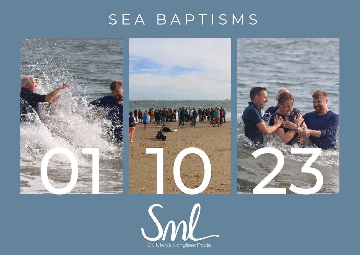Thinking about getting Baptised? Ahead of our Sea Baptism service on the 1st of October, we are holding an 'Explore Baptism' event on Sunday 10th September and would love for you to join us. Sign up using the link on our profile.
