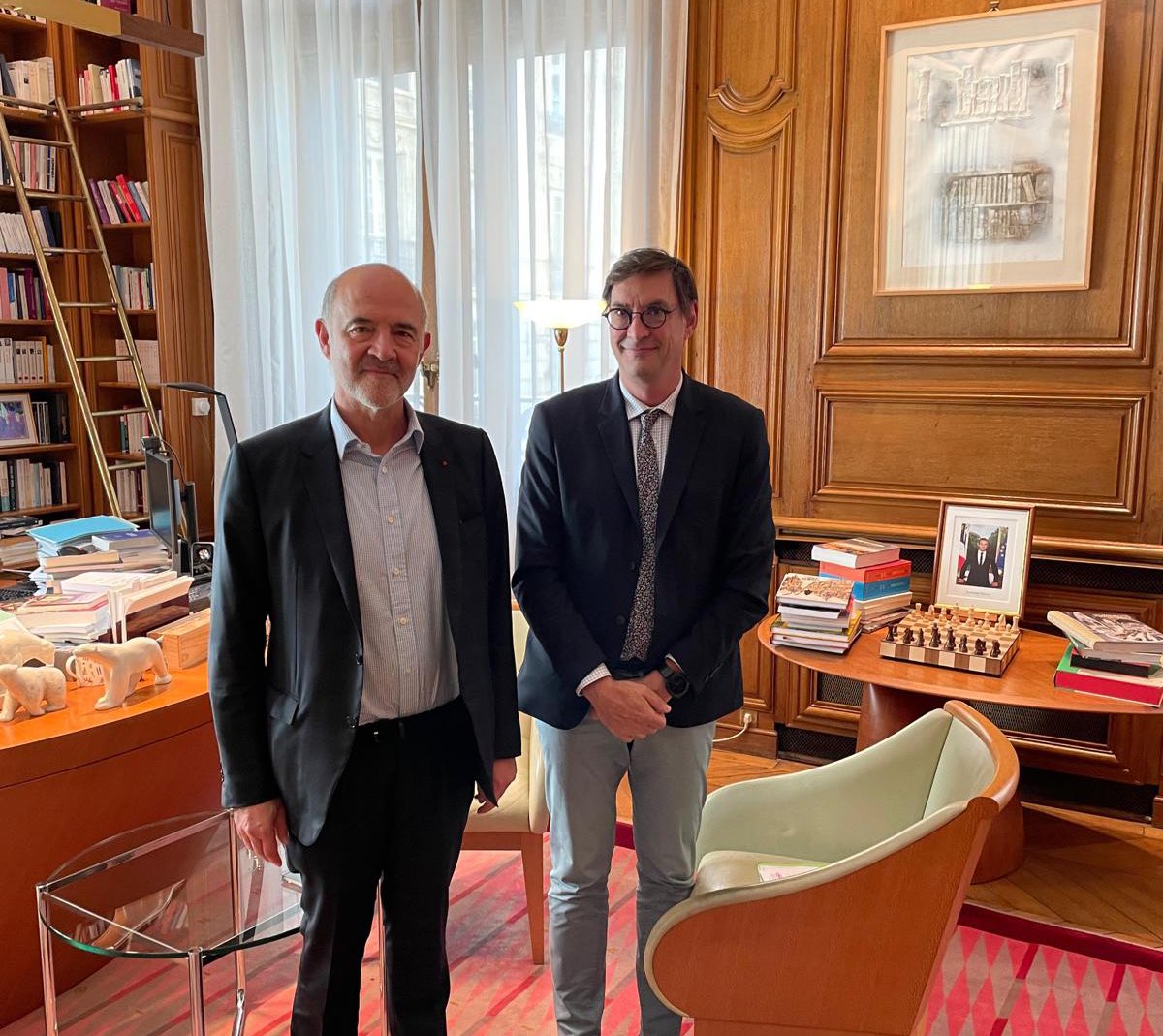 👥 <a href="/76sebwin/">Sébastien Windsor</a>, Président #ChambresAgriFrance a rencontré ce mardi <a href="/pierremoscovici/">Pierre Moscovici</a>, Président <a href="/Courdescomptes/">Cour des comptes</a>.
➡️ Échanges sur les polémiques liées au rapport de la Cour des Comptes sur les aides à l’élevage et rappel des externalités positives de l’élevage sur les territoires.