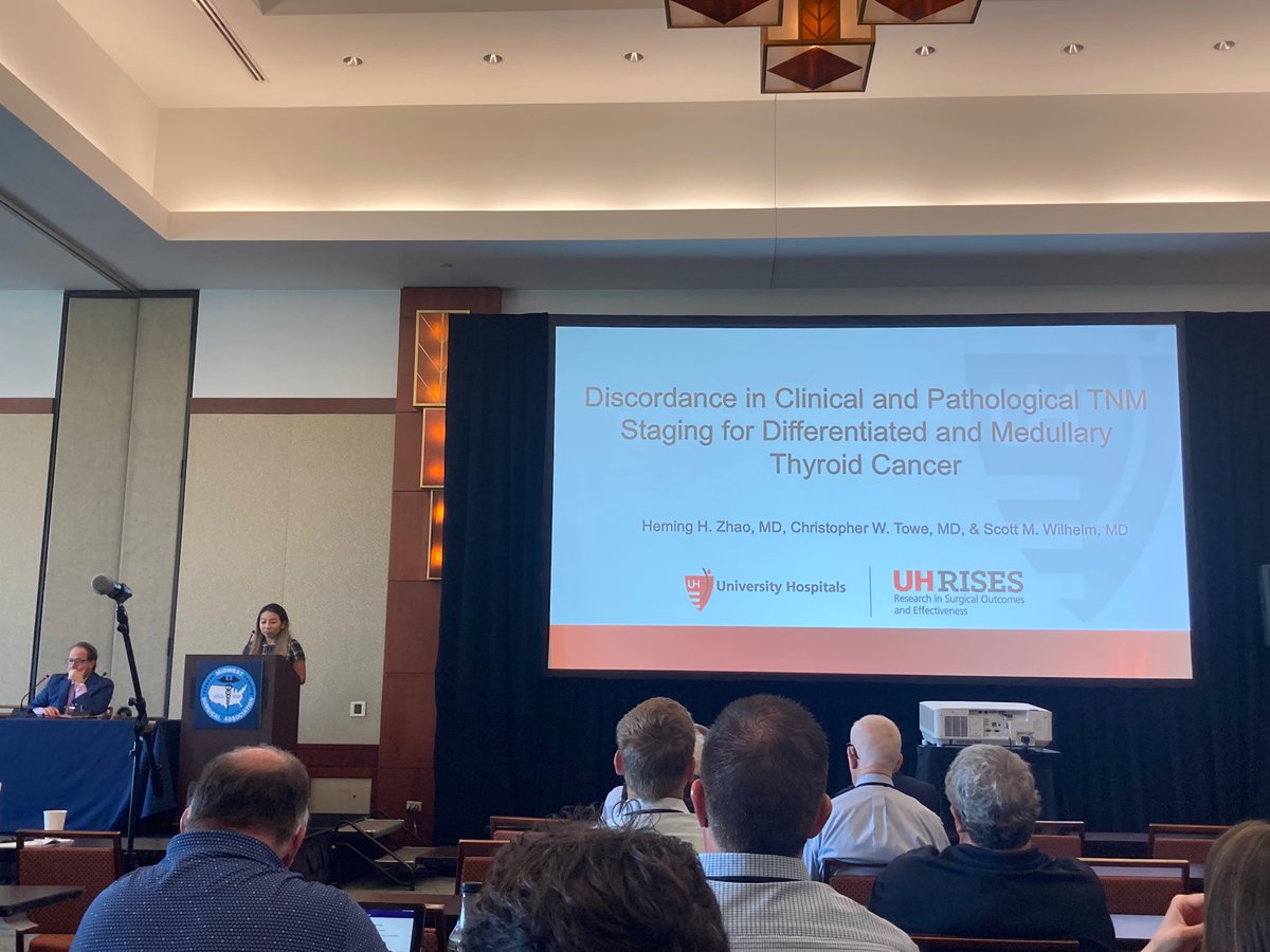 Kaitlin Ritter (@kaitlinrittermd) on Twitter photo Continued strong showing from #CLE. <a href="/UHSurgeryRes/">UH Surgery Residents</a> Heming Zhao presenting on thyroid cancer clinical and pathological discordance rates. Stellar work! <a href="/AmmoriJohn/">John Ammori</a> <a href="/vanessapho/">Vanessa Ho, MD, MPH (she/her)</a> #MSA2023 Continued strong showing from #CLE. <a href="/UHSurgeryRes/">UH Surgery Residents</a> Heming Zhao presenting on thyroid cancer clinical and pathological discordance rates. Stellar work! <a href="/AmmoriJohn/">John Ammori</a> <a href="/vanessapho/">Vanessa Ho, MD, MPH (she/her)</a> #MSA2023