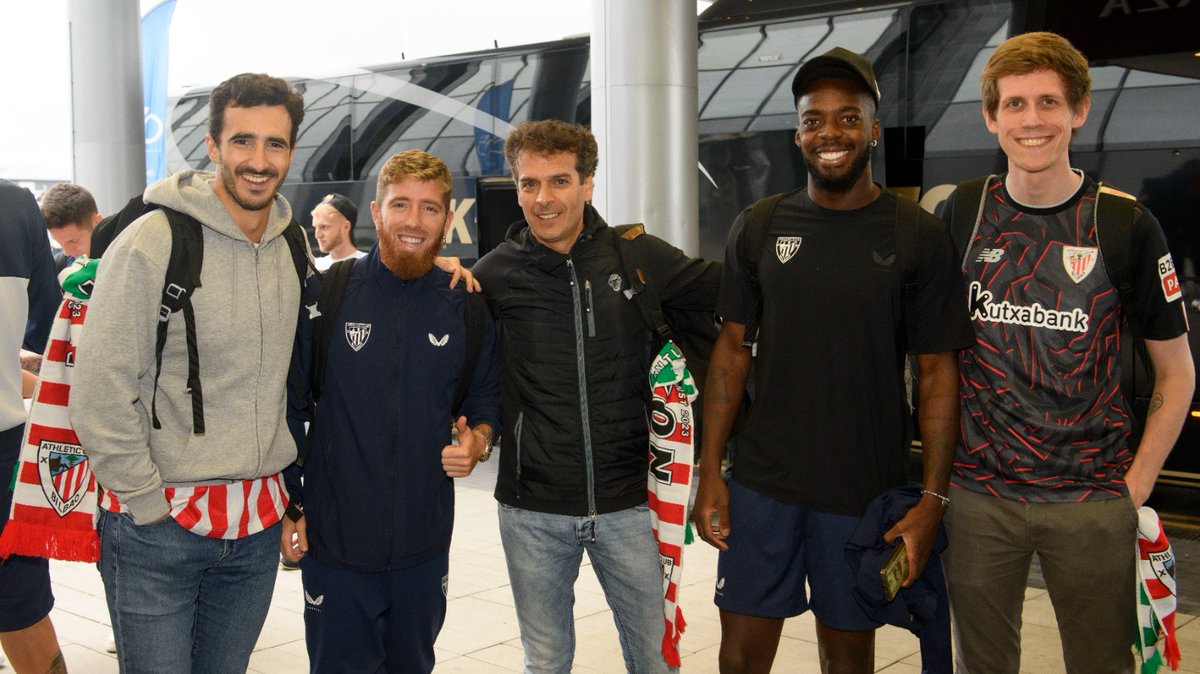 🥰 ¡Estamos más que bien acompañados en Glasgow!

🔜 Nos vemos luego en Celtic Park.

Recordad que a partir de las 20:30 horas ofreceremos el partido en directo en nuestro canal de Youtube, ¡con <a href="/neka_7/">Nekane Diez</a> como comentarista! 

#CelticAthletic #AthleticClub 🦁