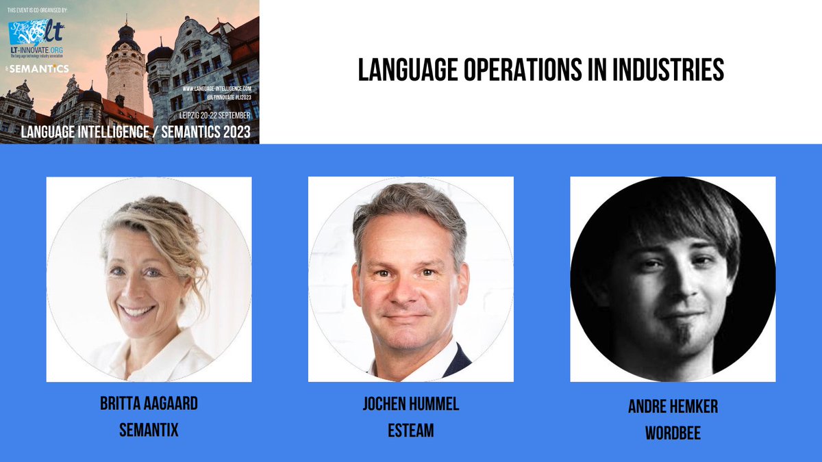 Programme highlights (3) of #LI2023 <a href="/SemanticsConf/">SEMANTiCS Conference</a> More info @ i20g.mjt.lu/nl3/iO47QwaZ09… <a href="/JochenHummel/">Jochen Hummel 🇺🇦</a> <a href="/britta_aagaard/">Britta Aagaard</a> <a href="/SemantixDenmark/">SemantixDenmark</a> @wordbee