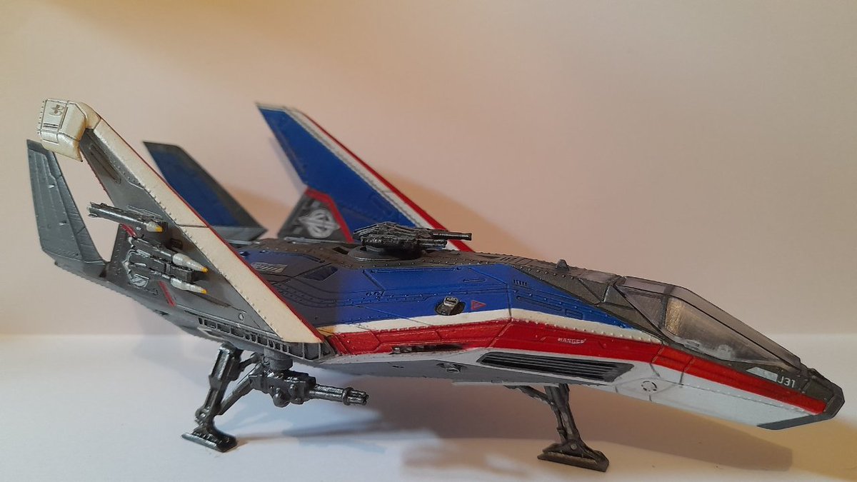 JRDesFab's tweet photo. Don't ever be scared to let your imagination go wild!

Excellent paintwork by @patatrus 

Show us your creativity! Arrow Kit Model (1:100) still available at https://t.co/1eUpOjyGhC

#starcitizen https://t.co/8TsFhkloJD