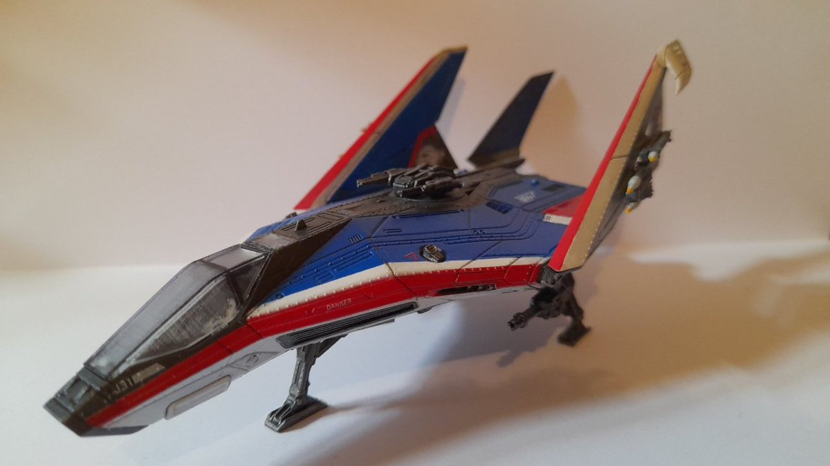 JRDesFab's tweet photo. Don't ever be scared to let your imagination go wild!

Excellent paintwork by @patatrus 

Show us your creativity! Arrow Kit Model (1:100) still available at https://t.co/1eUpOjyGhC

#starcitizen https://t.co/8TsFhkloJD