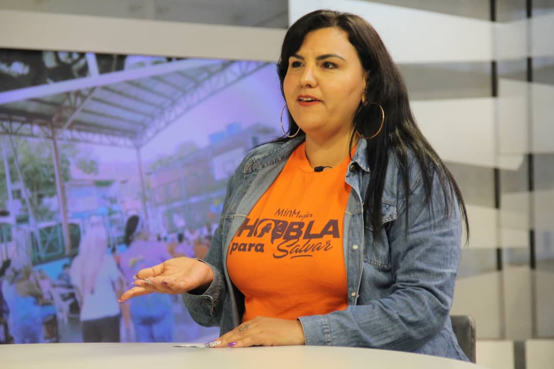 Directora General de <a href="/Ofic_Inamujer/">Inamujer</a>, Gabriela Gutiérrez, en "Punto de Encuentro": Desde hace 23 años, nuestra misión ha sido defender y promover los derechos humanos de la mujer, por medio de programas de prevención y defensoría.

#SúperBigoteEnAcción 
#VTVEsNuestroPana