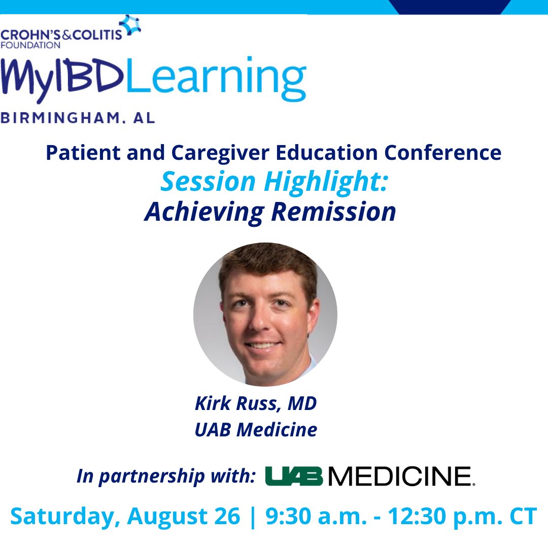 IBD patients and caregivers: Join us at our upcoming MyIBDLearning event Saturday August 26th at Homewood Library! Great lineup of topics. Further info and register here: crohnscolitisfoundation.org/myibdlearning/…