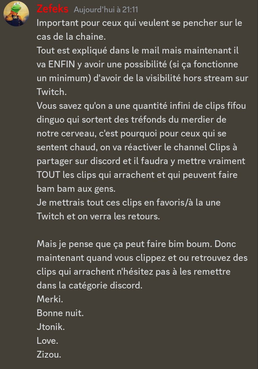 Annonce importante!

Pour tout ceux qui souhaite donner un coup de pouce à la chaine dans le futur ❤