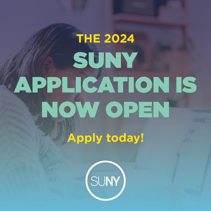 Your future starts with #SUNY! The 2024 SUNY Application is live ⬇️ suny.edu/apply