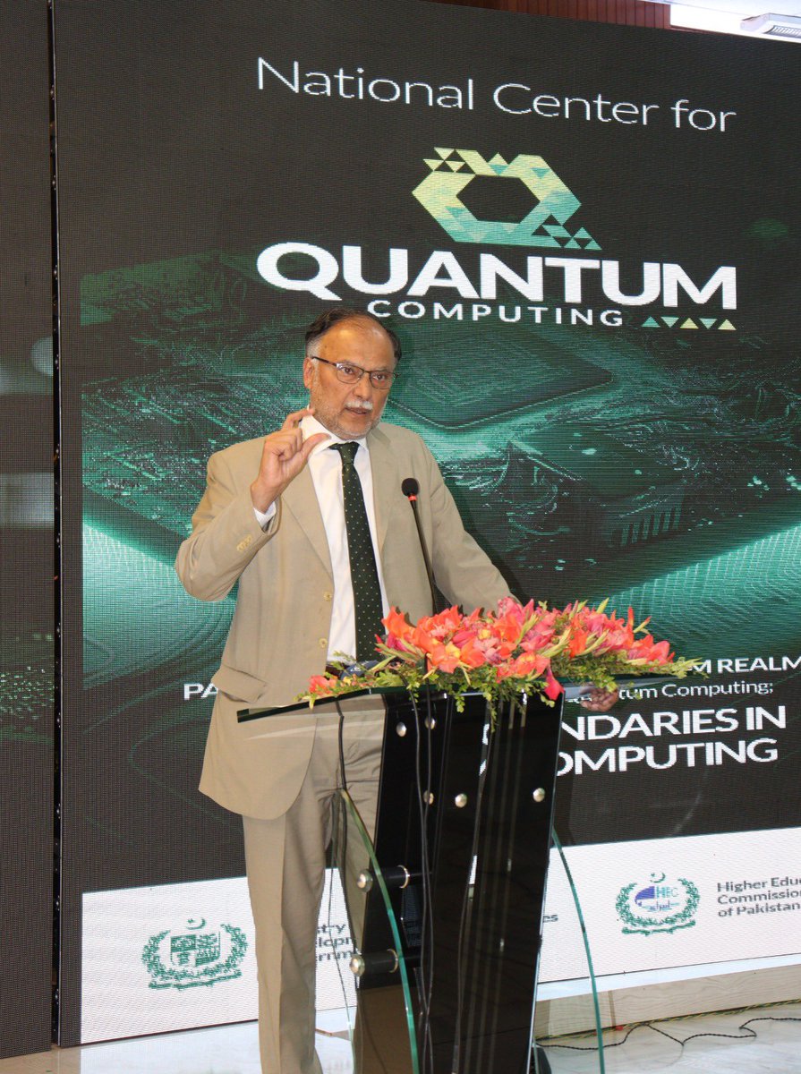betterpakistan's tweet photo. During previous PMLN tenure, Under Vision 2025 I the led establishment of National Centres of;
* Artificial Intelligence
* Cyber Security
* Big Data & Cloud Computing
* Automation & Robotics
* Livestock Breeding & Genomics
* GIS & Space Applications
* Applied Mathematics 

Today, it was a great honour to launch establishment of National Centres of;
* Quantam Computing
* Nanotechnology
* New Manufacturing