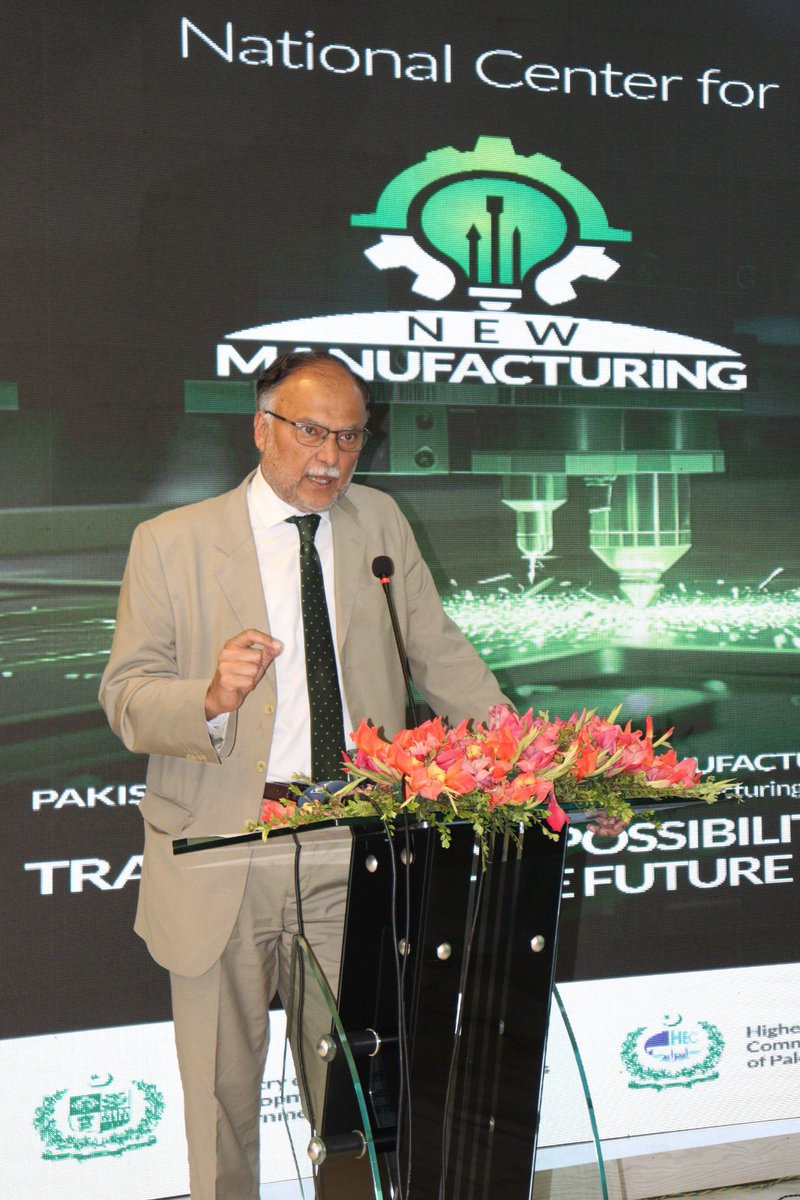 betterpakistan's tweet photo. During previous PMLN tenure, Under Vision 2025 I the led establishment of National Centres of;
* Artificial Intelligence
* Cyber Security
* Big Data & Cloud Computing
* Automation & Robotics
* Livestock Breeding & Genomics
* GIS & Space Applications
* Applied Mathematics 

Today, it was a great honour to launch establishment of National Centres of;
* Quantam Computing
* Nanotechnology
* New Manufacturing